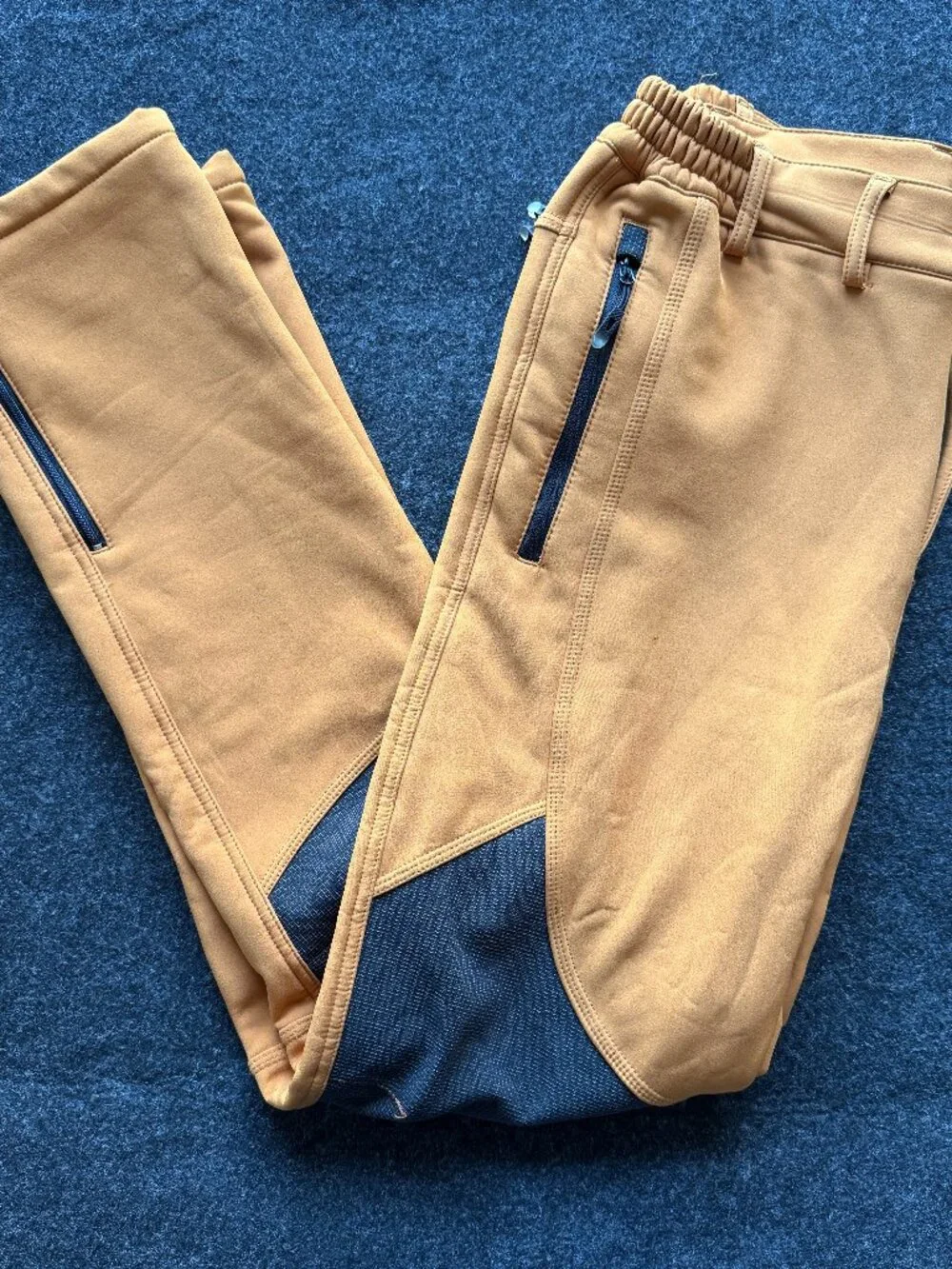 Gash Hao Men’s Ski Snowboard Pants 30x32 Yellow Black Fleece Lined